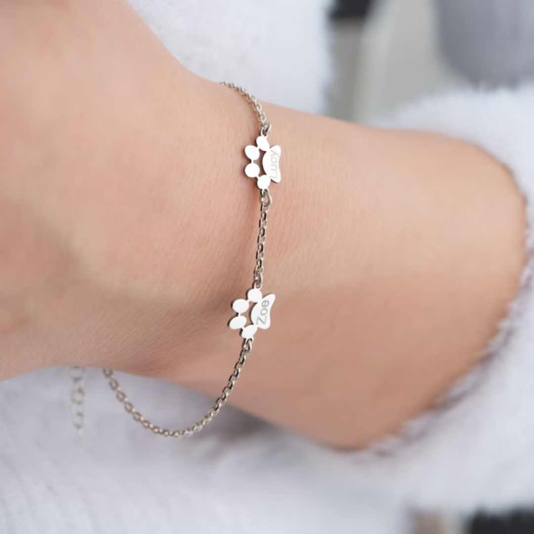 Customizable Paw Bracelet