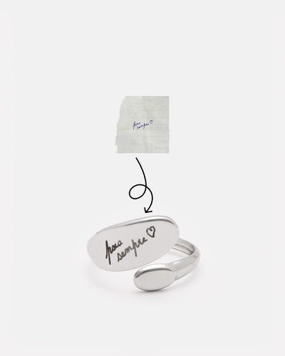 Personalized Themis Ring - Handwritten