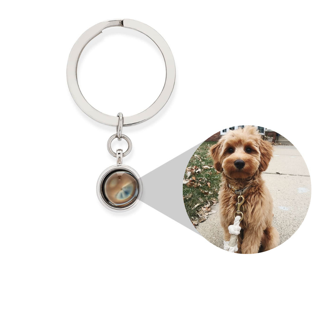 Circle Keyring - Personalized with photo