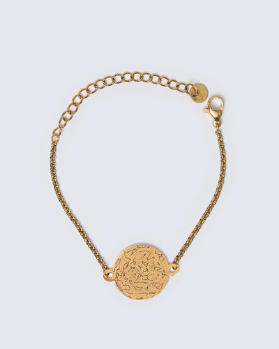 Pulseira Mapa das Estrelas - Medalha Maior