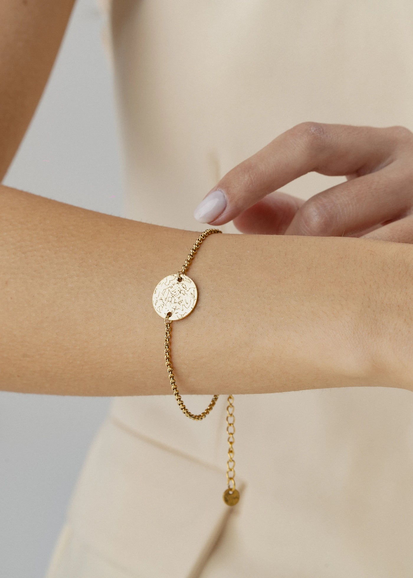 Pulseira Mapa das Estrelas - Medalha Clássica