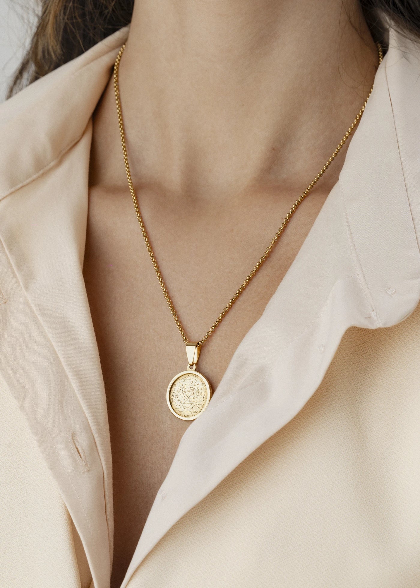 Colar Mapa das Estrelas - Circle