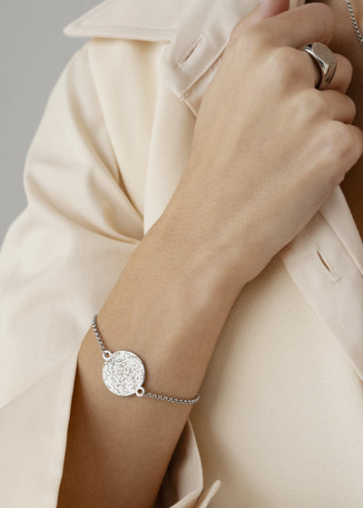 Pulseira Mapa das Estrelas - Medalha Maior